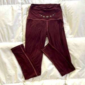 Purusha People brown mushroom leggings